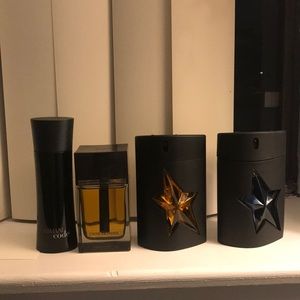 Lot of 4 colognes